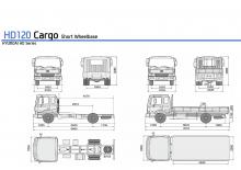 Merevvázak Hyundai Commercial Vehicles HD 120 4x2 D6GA2B