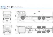 Merevvázak Hyundai Commercial Vehicles HD260 6x4 D6AC