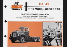 Merevvázak Mack RL483L CA49 6V-53N 4x2