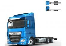 Merevvázak DAF XF 450 FAS Low Deck