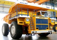 Merevvázas dömperek Belaz 7513