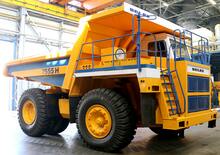 Merevvázas dömperek Belaz 7555E