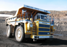 Merevvázas dömperek Belaz 75570