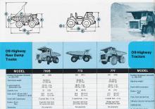 Merevvázas dömperek Caterpillar 773