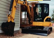 Minikotrók Caterpillar 304C