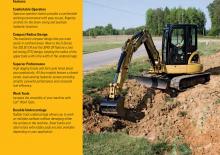 Minikotrók Caterpillar 305D