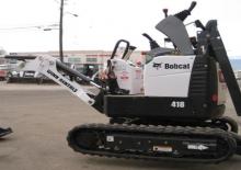 Minikotrók Bobcat 418