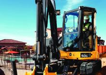 Minikotrók John Deere Construction 50G