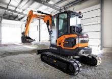 Minikotrók Doosan DX55R-7