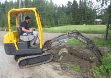 Minikotrók Volvo EC15