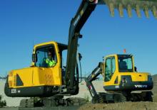 Minikotrók Volvo EC55 PRO