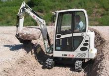 Minikotrók Terex TC 20