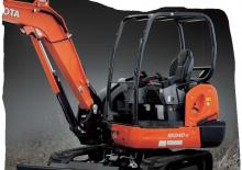 Minikotrók Kubota KX040-4