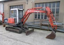 Minikotrók Kubota KX101 Tele.