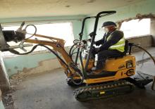Minikotrók Komatsu PC09-1