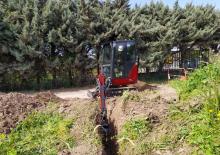 Minikotrók Yanmar SV17VT