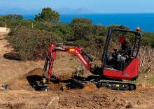 Minikotrók Yanmar SV17VT