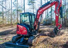 Minikotrók Yanmar SV40