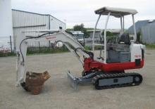 Minikotrók Takeuchi TB 016 S Hybrid