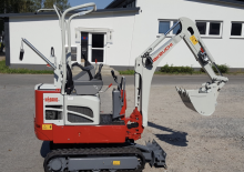 Minikotrók Takeuchi TB 210 Hybrid