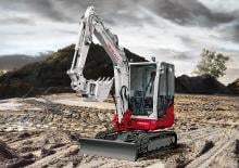 Minikotrók Takeuchi TB235 Hybrid