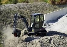 Minikotrók Terex TC 37