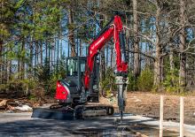 Minikotrók Yanmar ViO55-6A