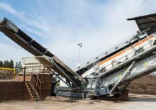 Mobil rosták Metso Lokotrack ST3.8