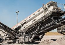 Mobil rosták Metso Lokotrack ST3.8E