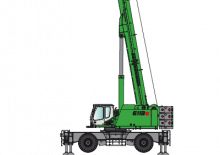 Mobildaruk - teleszkópos gém Sennebogen 6113E