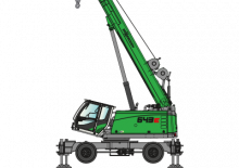Mobildaruk - teleszkópos gém Sennebogen 643E