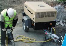 Mobilkompresszorok - dízel, elektromos, benzines Doosan 7/26EG