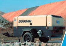 Mobilkompresszorok - dízel, elektromos, benzines Doosan 7/51 G