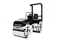 Tandem vibrohengerek Bomag BW 138 AD