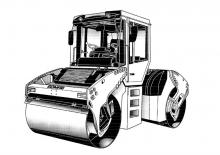 Tandem vibrohengerek Bomag BW 154 AD-4 AM