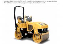 Tandem vibrohengerek Caterpillar CB214E