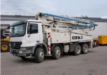 Tehergépkocsira szerelt betonszivattyúk CIFA K 41