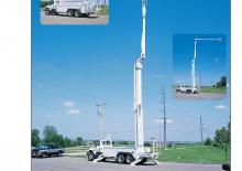 Tehergépkocsira szerelt csuklógémes munkaállványok Altec A72T