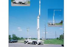 Tehergépkocsira szerelt csuklógémes munkaállványok Altec A77T-E93