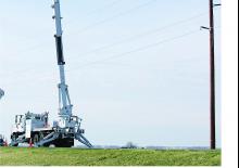Tehergépkocsira szerelt csuklógémes munkaállványok Altec AH100A