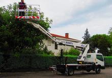 Tehergépkocsira szerelt csuklógémes munkaállványok GSR B 200 TJ Comfort X