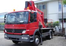Tehergépkocsira szerelt csuklógémes munkaállványok GSR E290PX Comfort 