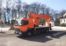 Tehergépkocsira szerelt csuklógémes munkaállványok Blumenbecker - Hubmeister® HM 26 TKI