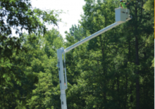 Tehergépkocsira szerelt csuklógémes munkaállványok Altec LR760-E70