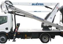 Tehergépkocsira szerelt csuklógémes munkaállványok Oil & Steel Snake 2112 smart