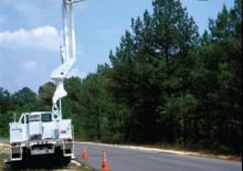 Tehergépkocsira szerelt csuklógémes munkaállványok Altec TA41M-T46