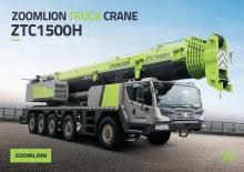 Tehergépkocsira szerelt teleszkópos daruk Zoomlion ZTC1500H753