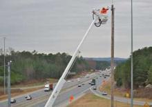 Tehergépkocsira szerelt teleszkópos munkaállványok Altec ALB37PR