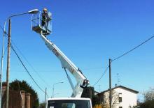 Tehergépkocsira szerelt teleszkópos munkaállványok Easy Lift ET210 