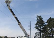Tehergépkocsira szerelt teleszkópos munkaállványok Elliott Equipment G50F HiReach